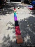 100' Rainbow Tube Tails (2 sets of 2)